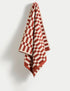 Pure Cotton Geometric Towel